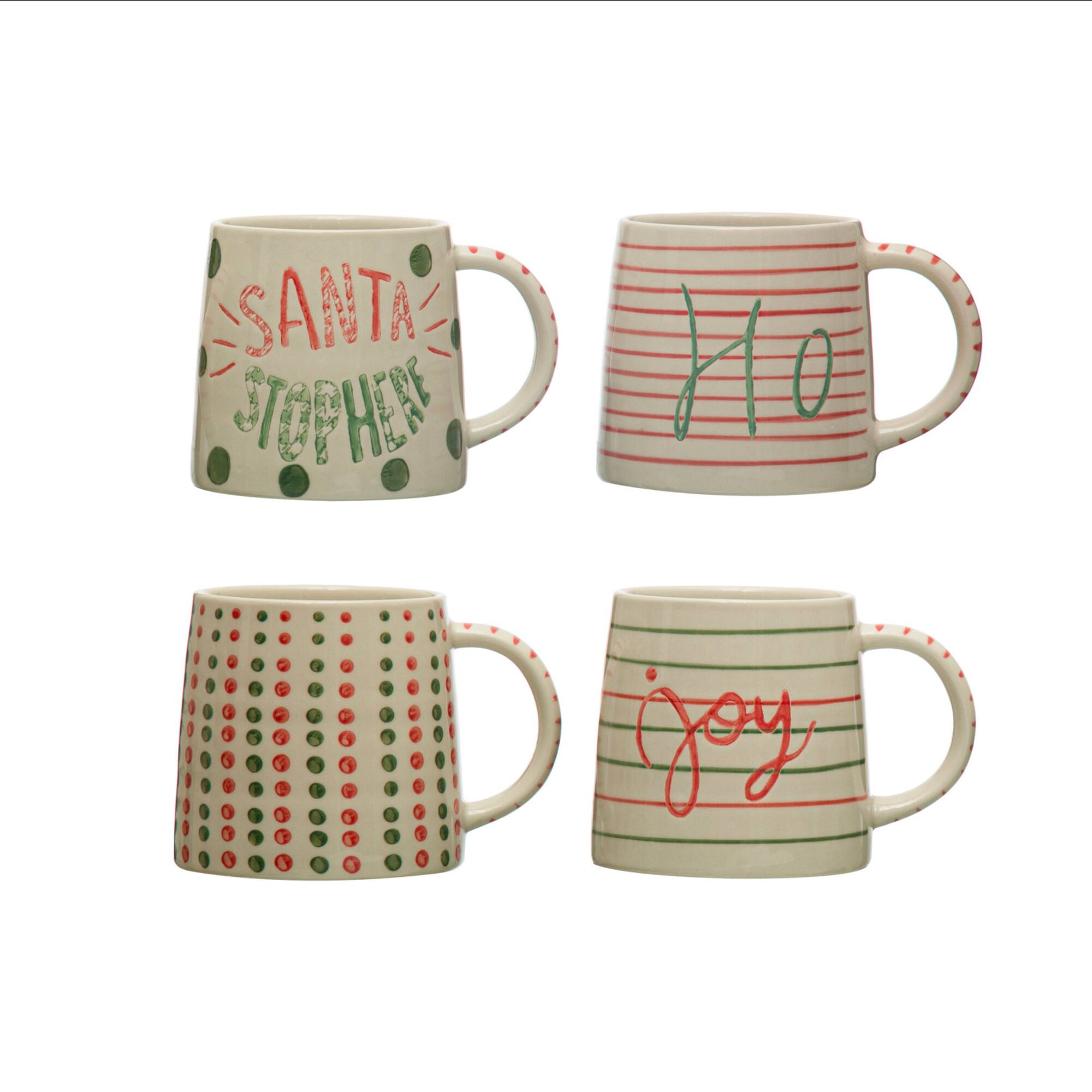 Hello Honey® Christmas Stoneware Mug Set